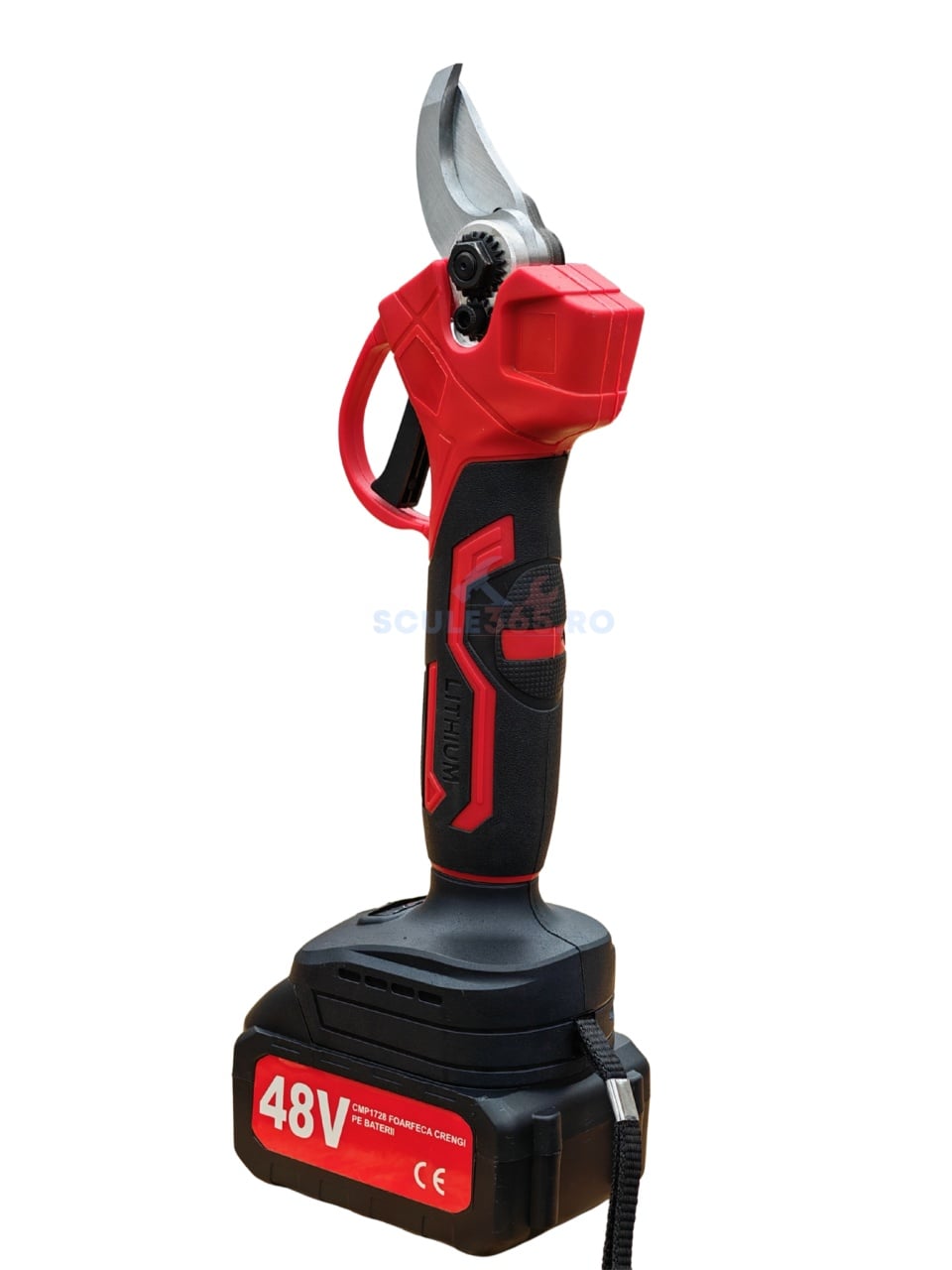 Foarfeca Motoyama 48V 2 Acumulatori Profesională - imagine 7