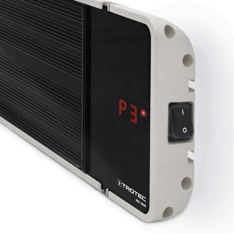 Radiator Obscur Trotec IRD 1800, 1800 W, IP55, Telecomandă - imagine 3