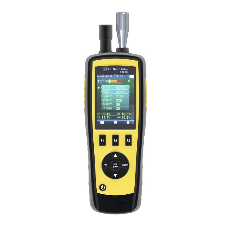 Contor particule TROTEC PC200, data logger, display LCD