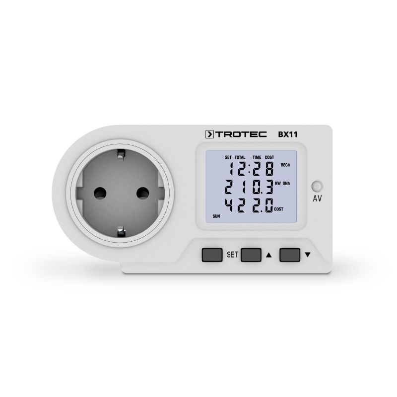 Priză cu contor energetic Trotec BX11, economie curent - imagine 2