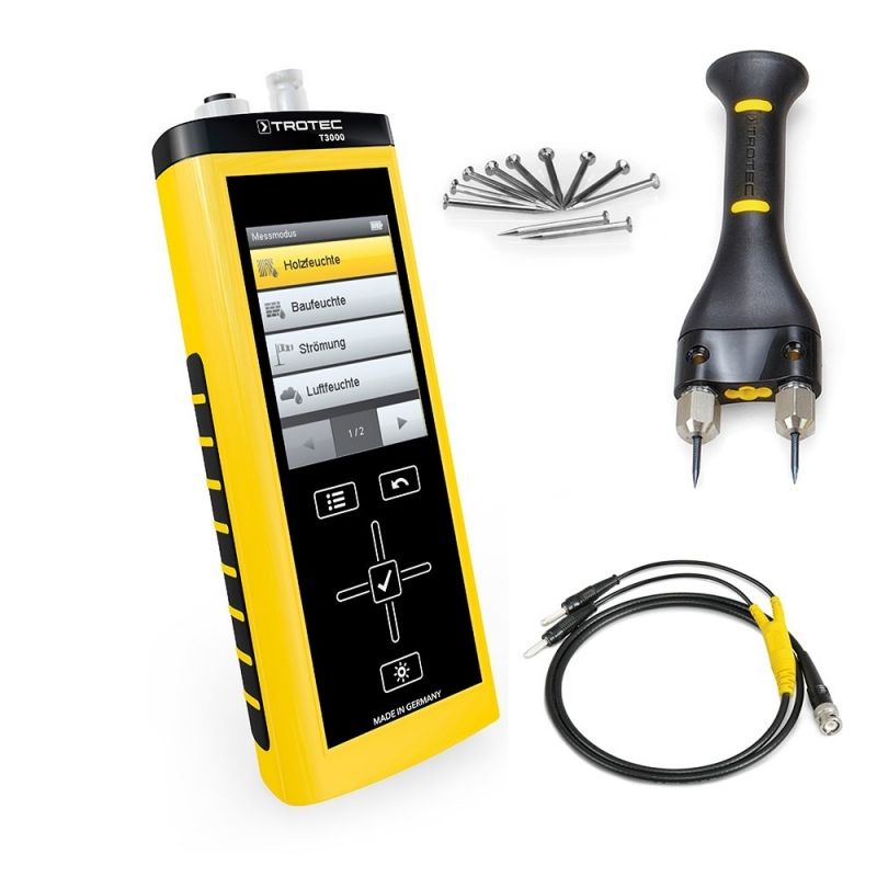 Set umidometru profesional Trotec T3000 cu electrod TS 060