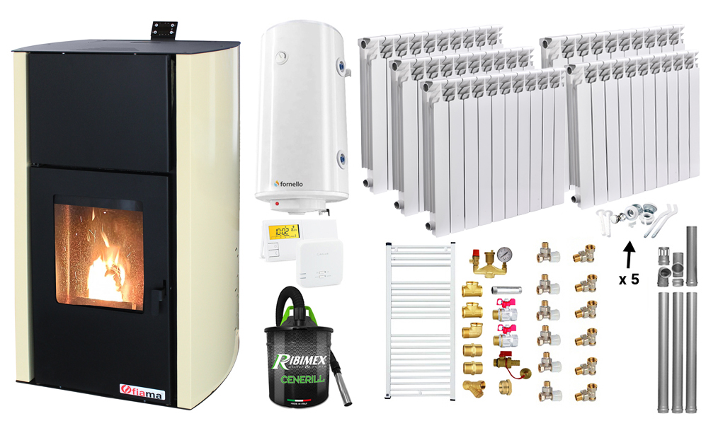 Pachet Complet Termosemineu Fornello 18kW