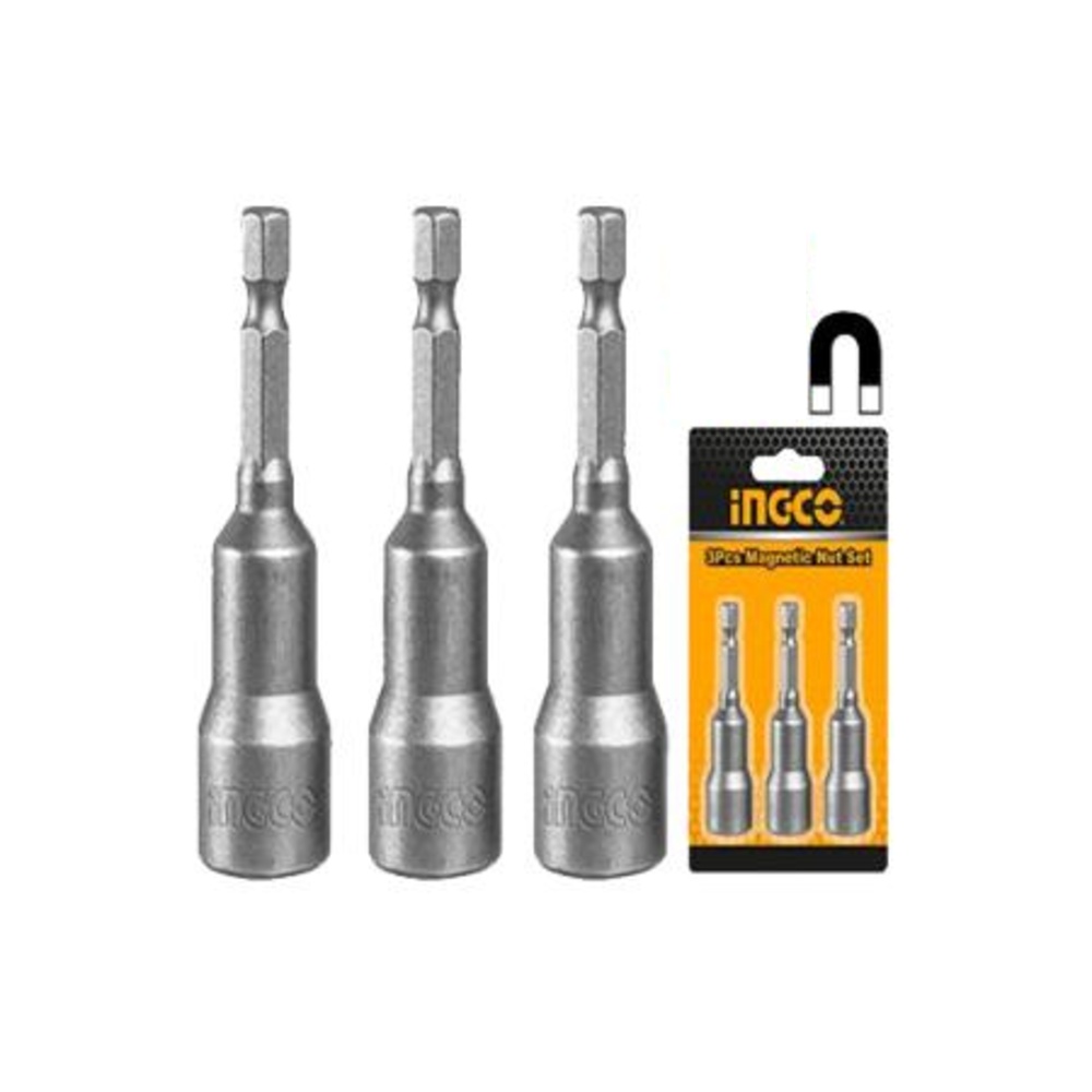 Cheie BIT Magnetica Tubulara 1/4 Ingco - imagine 2