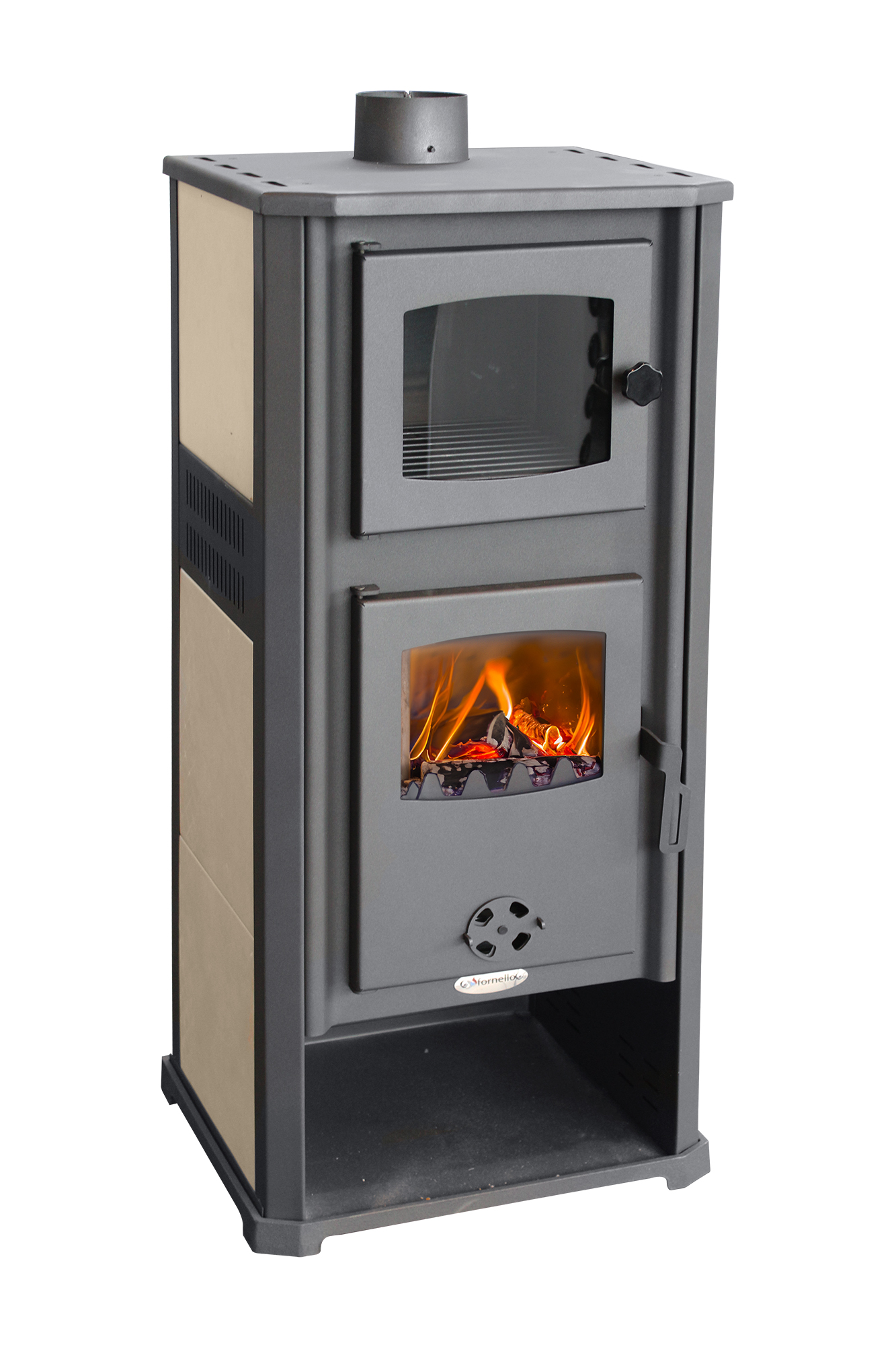 Semineu Fornello Roma 13kW cu Cuptor și Plită