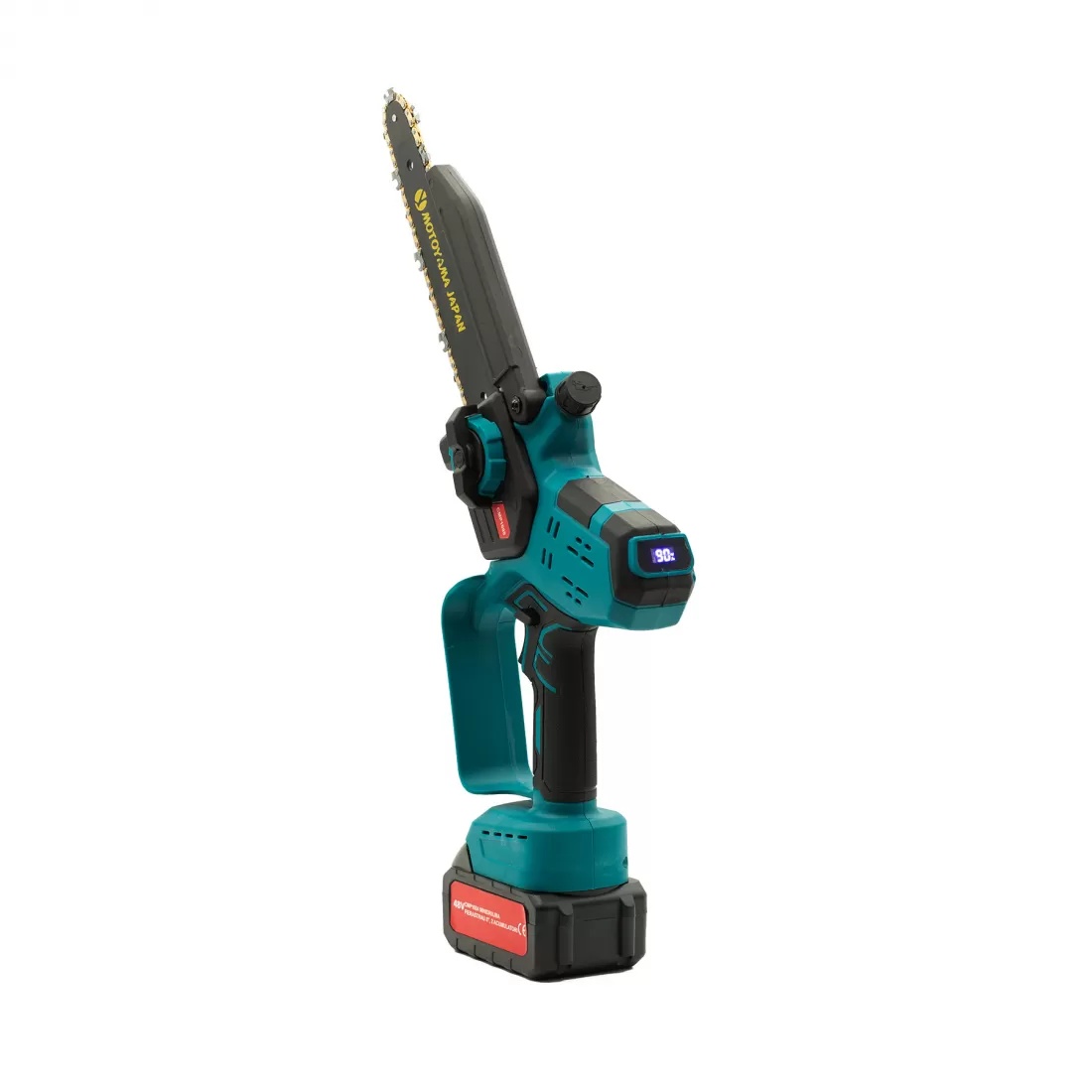 Mini drujba electrica cu 2 acumulatori 8AH, 150mm, 8'', 7.5m/s, 2000rpm, Campion CMP1698 - imagine 2