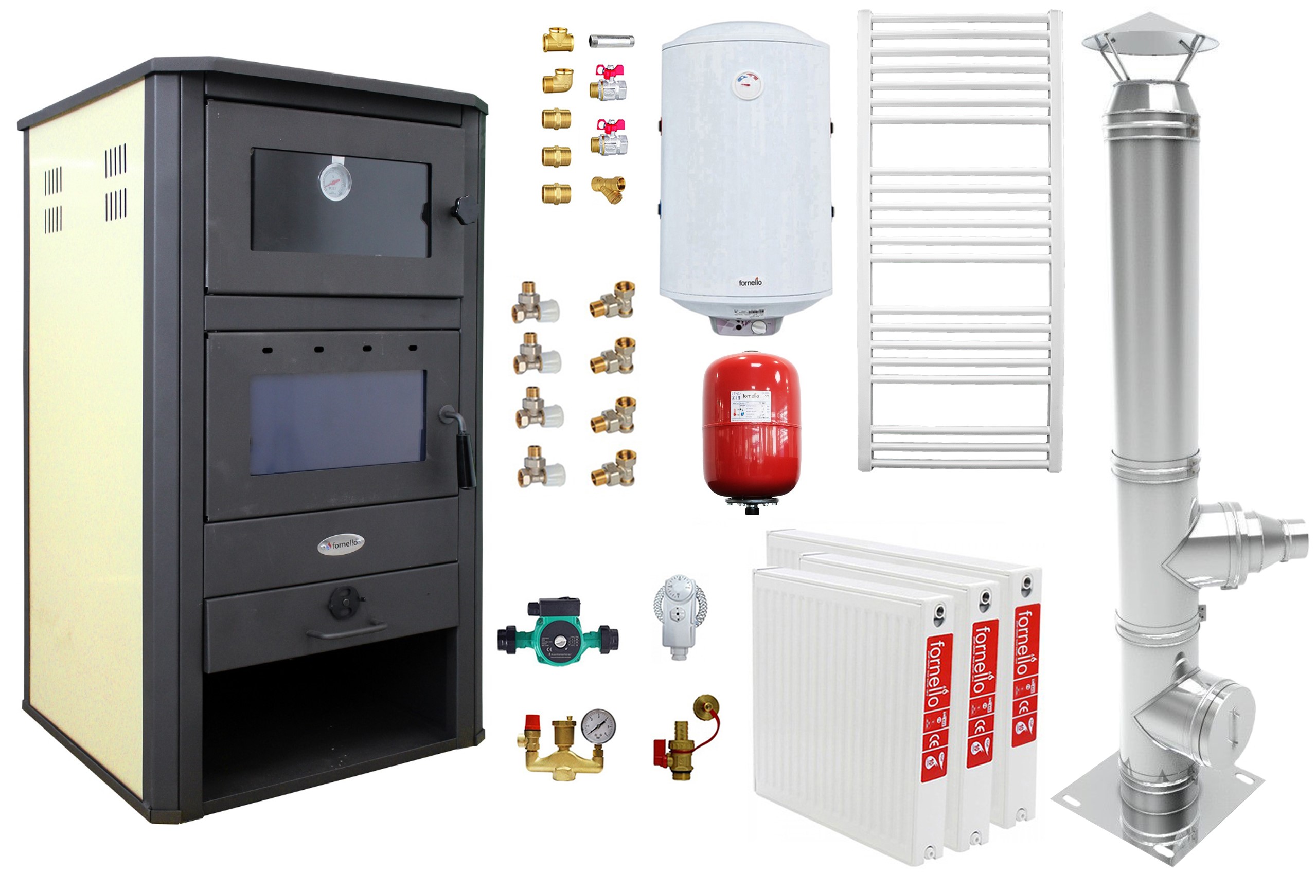 Pachet Complet Încălzire Fornello 24KW