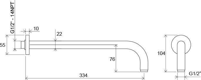 Brat Lateral Dus RAVAK 702.00, Ofertă Stoc