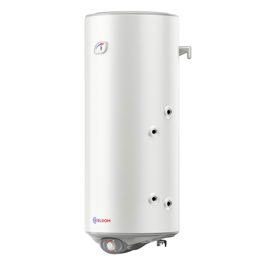 Boiler termoelectric cu o serpentina, Eldom GREEN LINE WVF12046FSR, 120 Litri, 3 Kw, serpentina pe partea dreapta