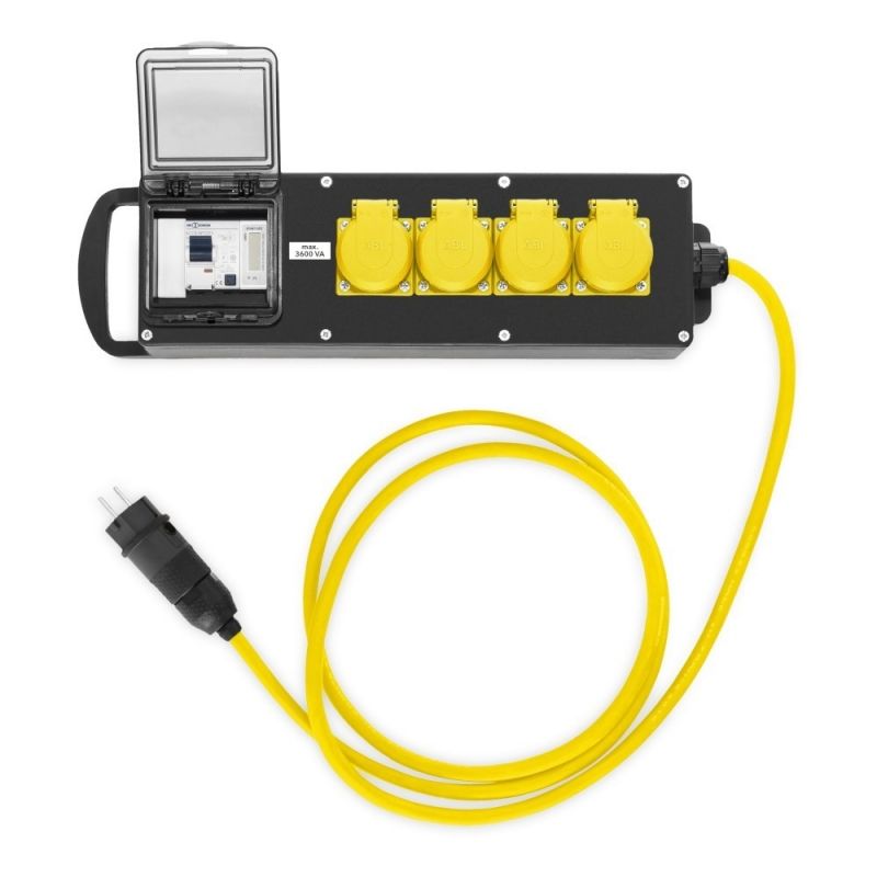Priză multiplă Trotec PV4-MID cu RCD și contor MID, IP44 - imagine 4