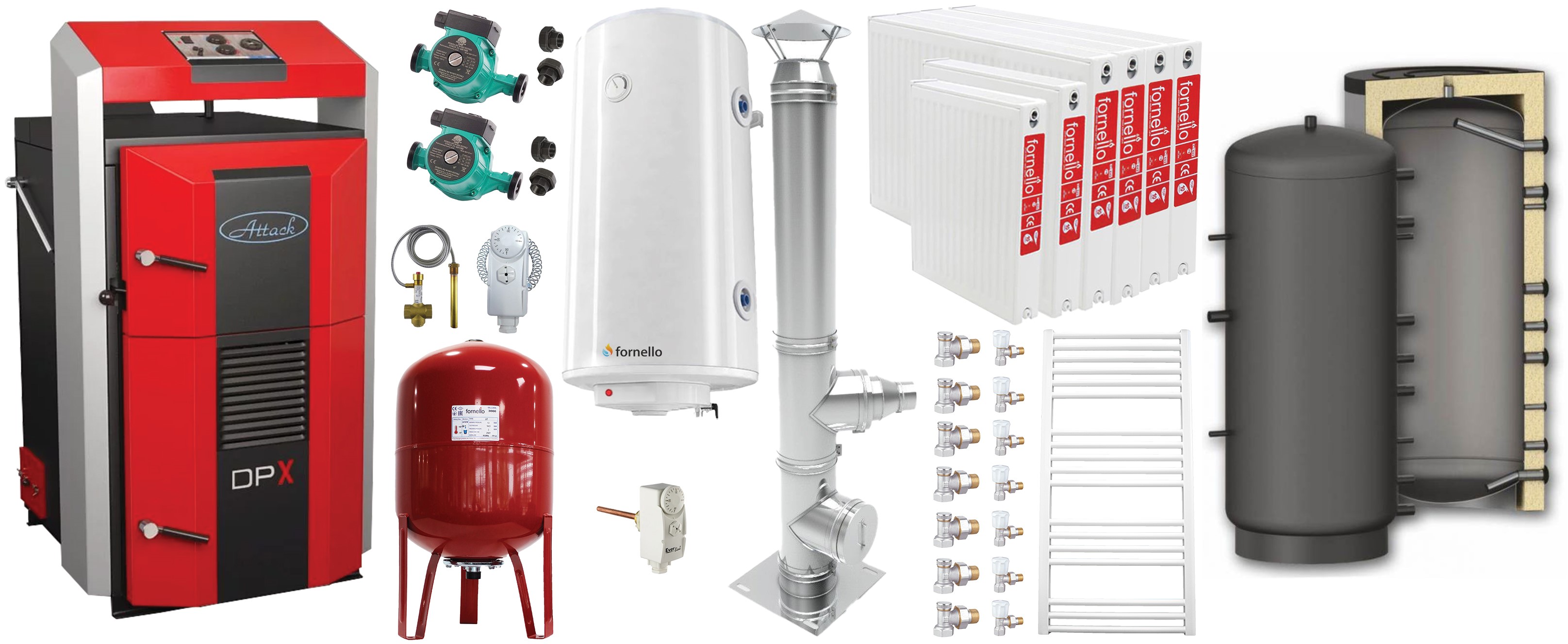 Pachet Centrală Attack DPX 45 kW Complet