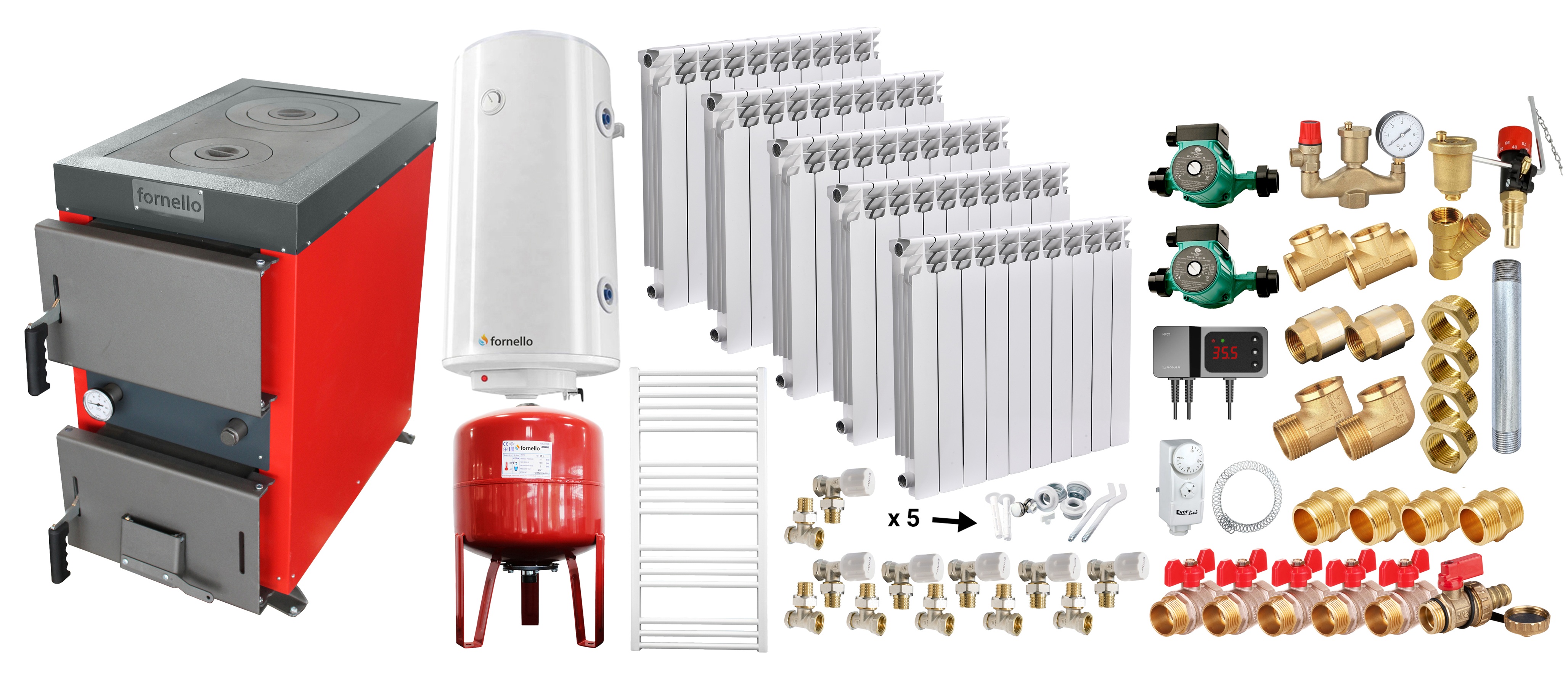 Pachet Centrală Fornello 20kW - Complet