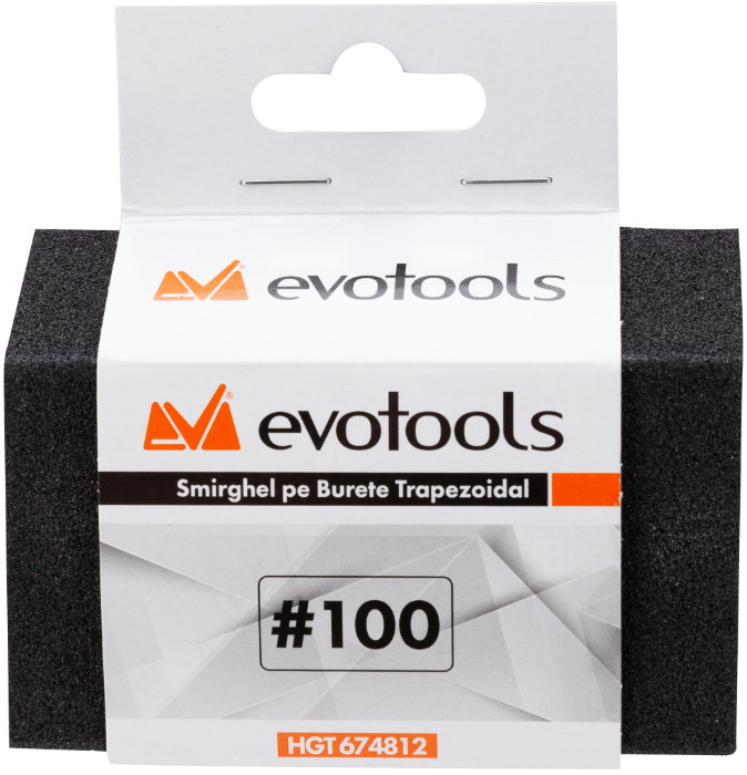 Smirghel Burete Trapezoidal 100mm G80 Evotools - imagine 2