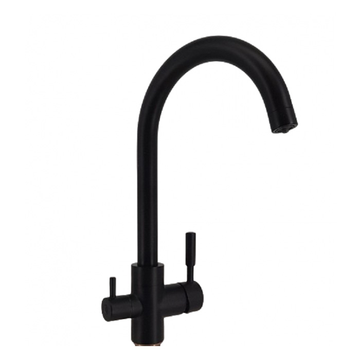 Baterie Bucătărie 3 Cai Krausen Negru Granit