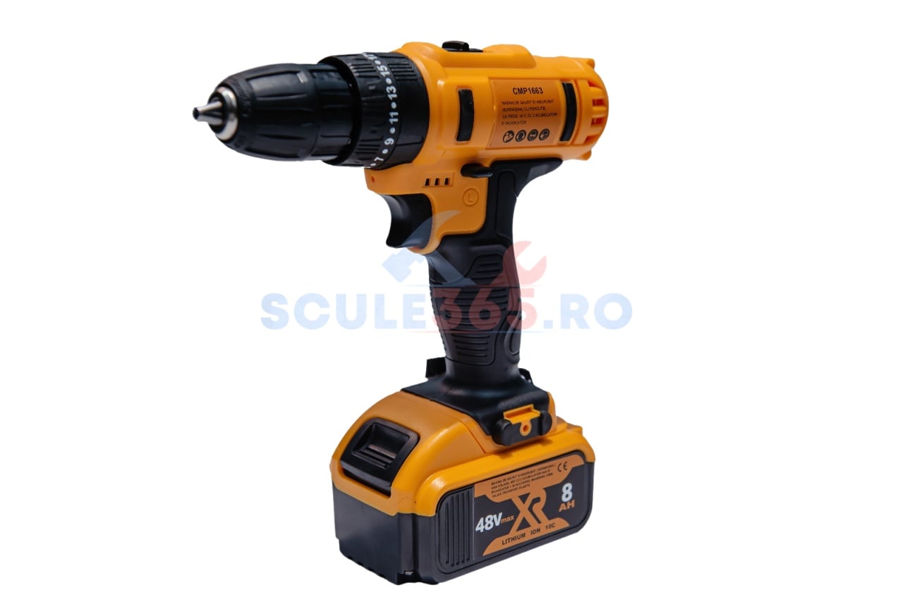 Bormasina cu percutie Campion 48V 120 piese - imagine 6