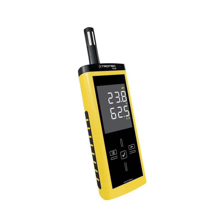 Termohigrometru TROTEC T210 profesional, IP54, USB - imagine 2