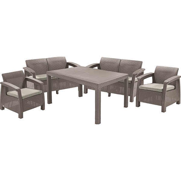 Set Mobilier Gradina Corfu Fiesta Cappuccino