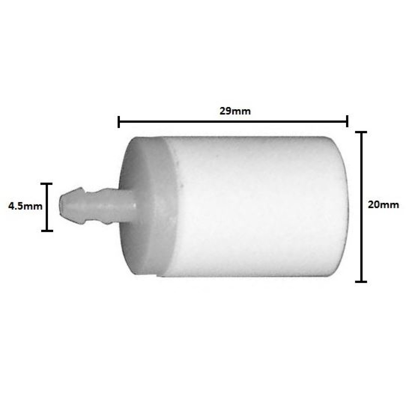 Filtru Benzina Husqvarna 4.5mm Ronex - imagine 2