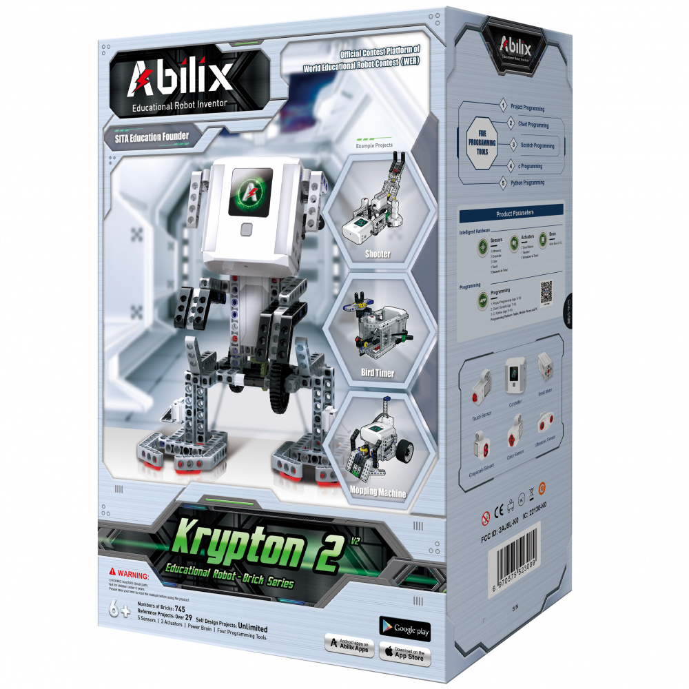 Kit Robotica Abilix Krypton 2 V2 - 29 Modele