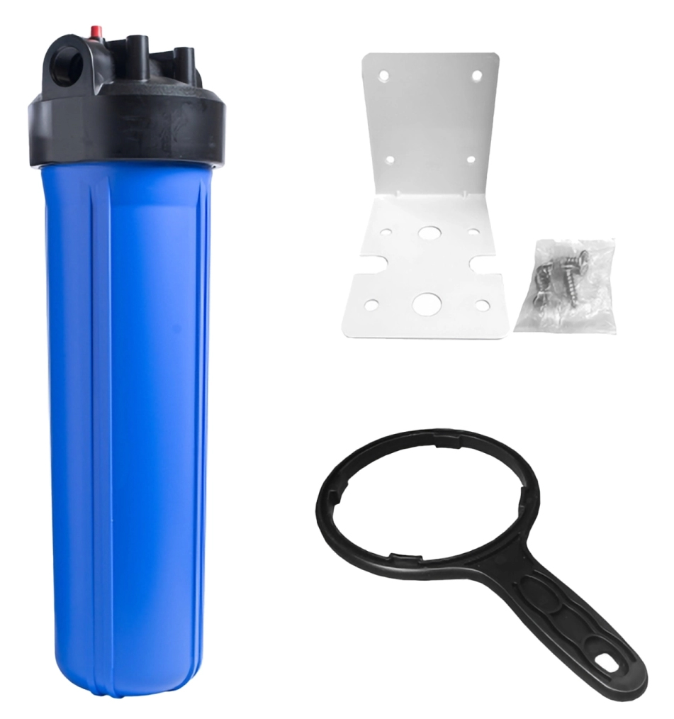 Carcasa filtru apa rece BB D20 1"" cu suport, suruburi si cheie, Pmax 6 bar