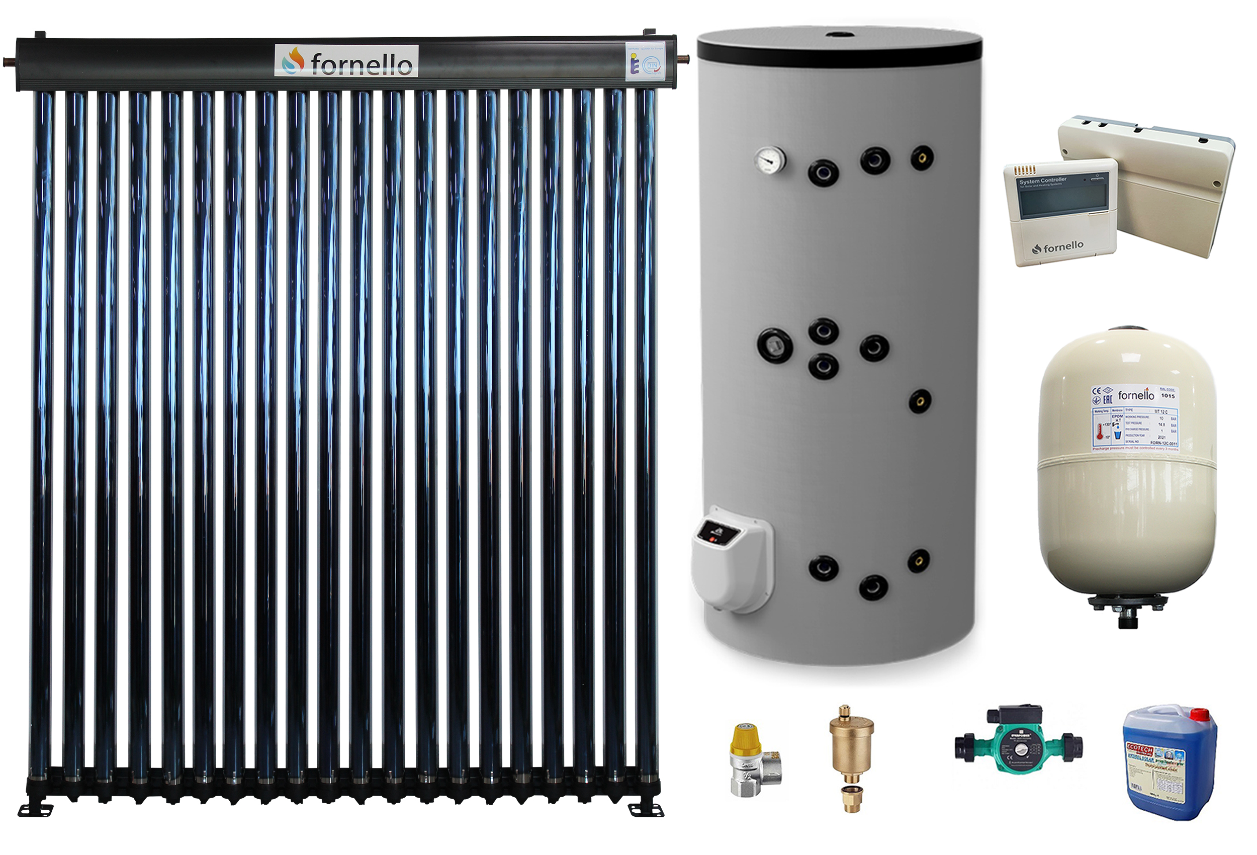 Sistem Solar Presurizat Fornello 20 Tuburi - 6679 Lei