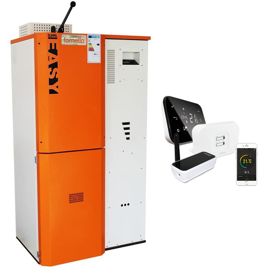 Centrala Fornello 40kW cu Control WiFi