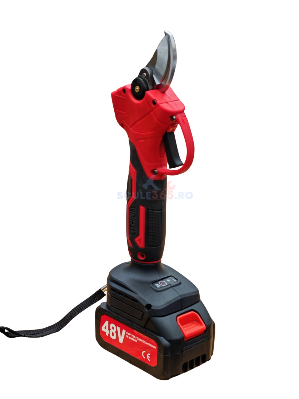 Foarfeca Motoyama 48V 2 Acumulatori Profesională - imagine 6