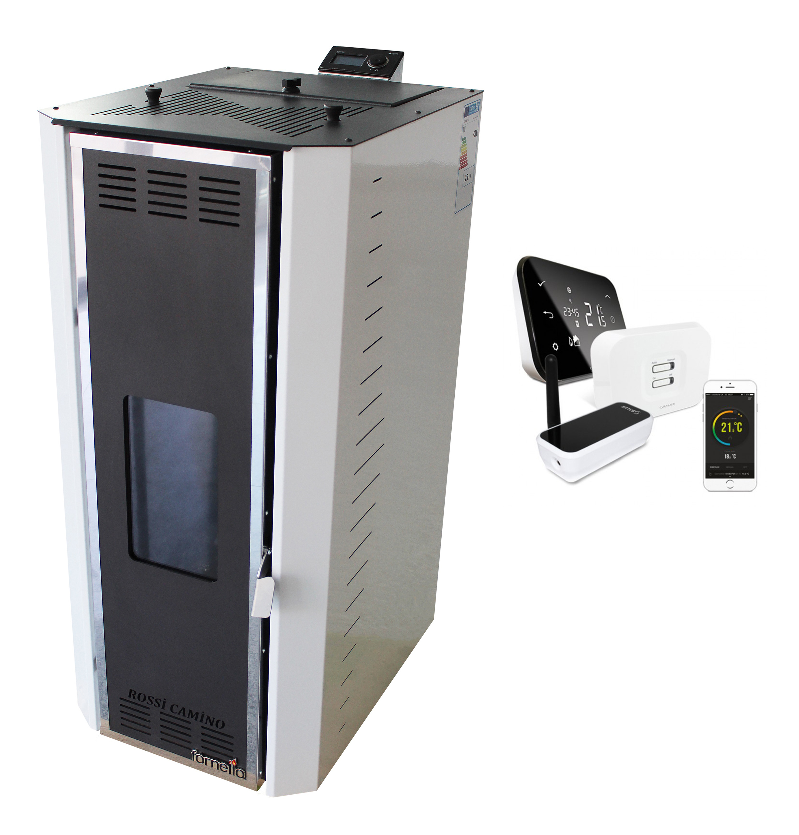 Termosemineu Fornello 35kW Control Wi-Fi