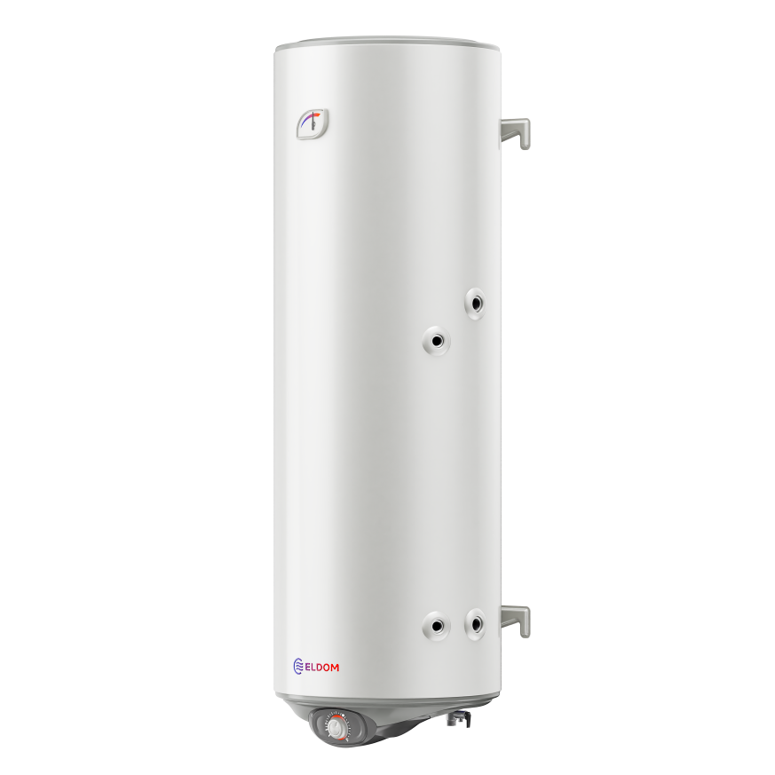 Boiler termoelectric cu o serpentina, Eldom GREEN LINE WVF15046FSR, 150 Litri, 3 Kw, serpentina pe partea dreapta