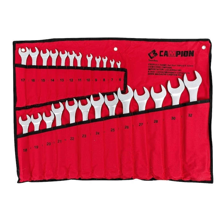 Set Chei Combinate Campion 25 Piese 6-32mm - imagine 1