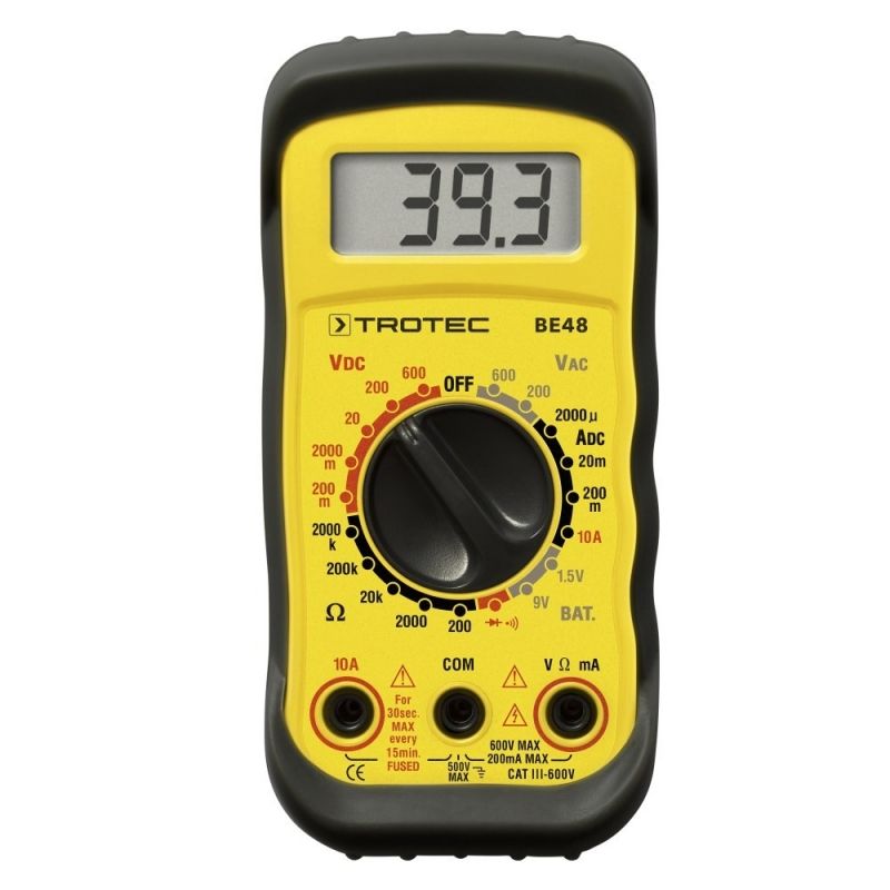 Multimetru Digital Trotec BE48, 7 Functii CAT III - imagine 3