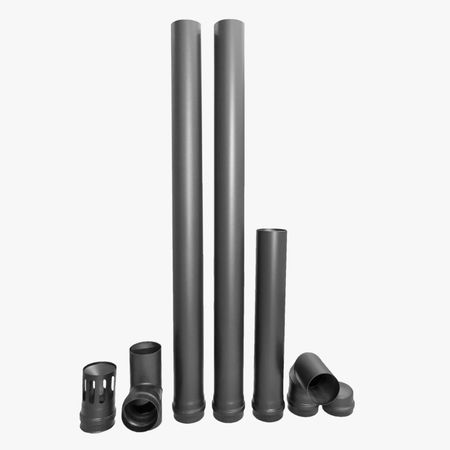 Kit Cos Fum Fornello 80mm 2.5m Negru