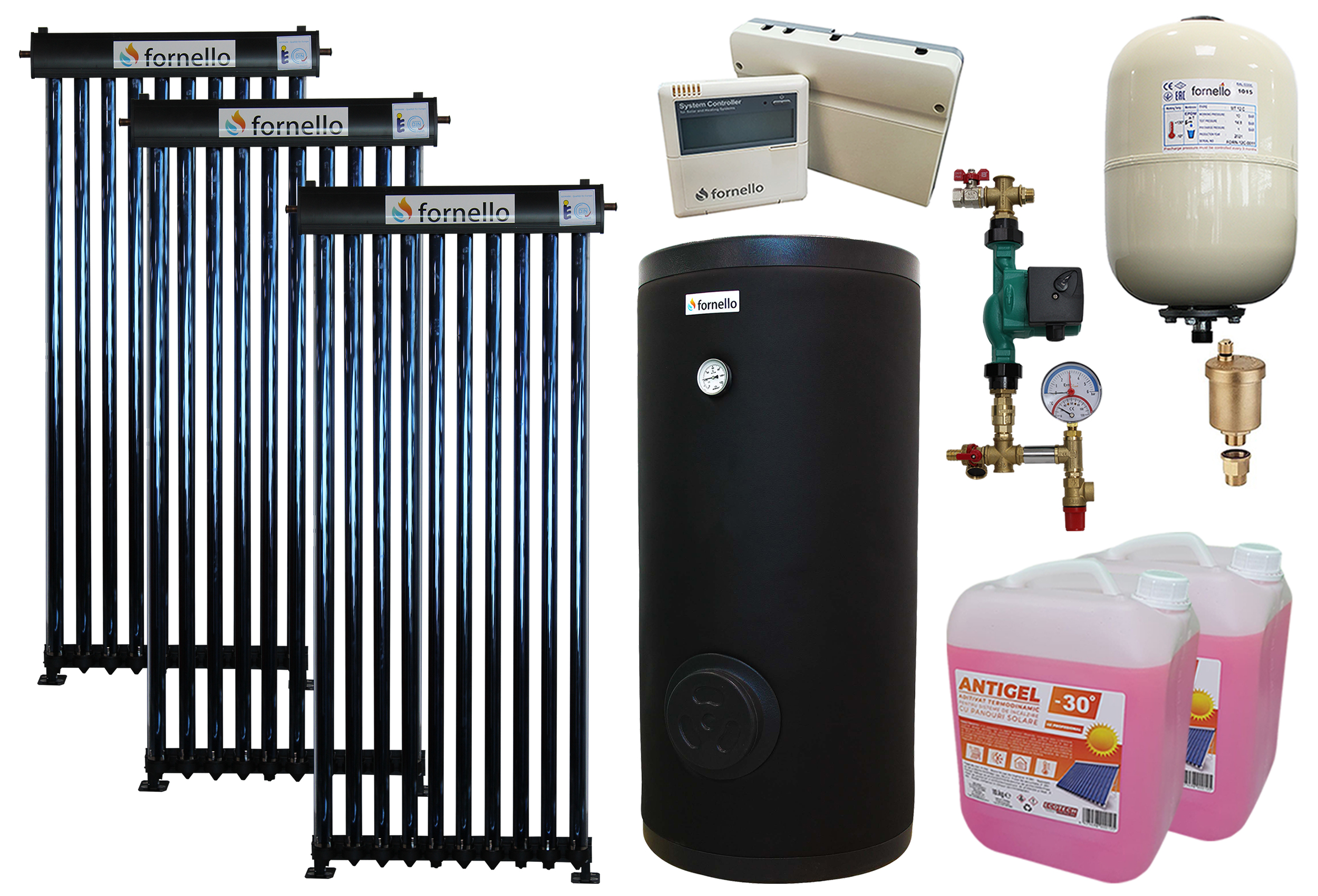 Sistem Solar Presurizat Fornello 300L 90 Tuburi
