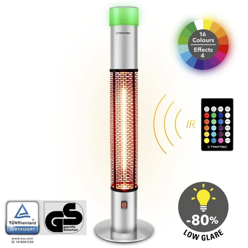 Radiator Terasa Trotec Infrarosu 1500W cu LED - imagine 2