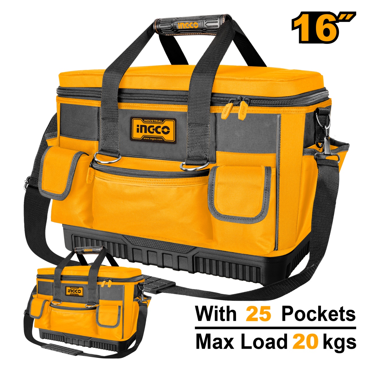 Geanta Unelte Ingco HTBG10, 25 Buzunare, 20kg