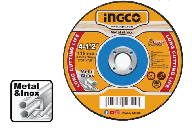 Disc Abraziv Ingco 180mm - Tăiere Metal Performantă