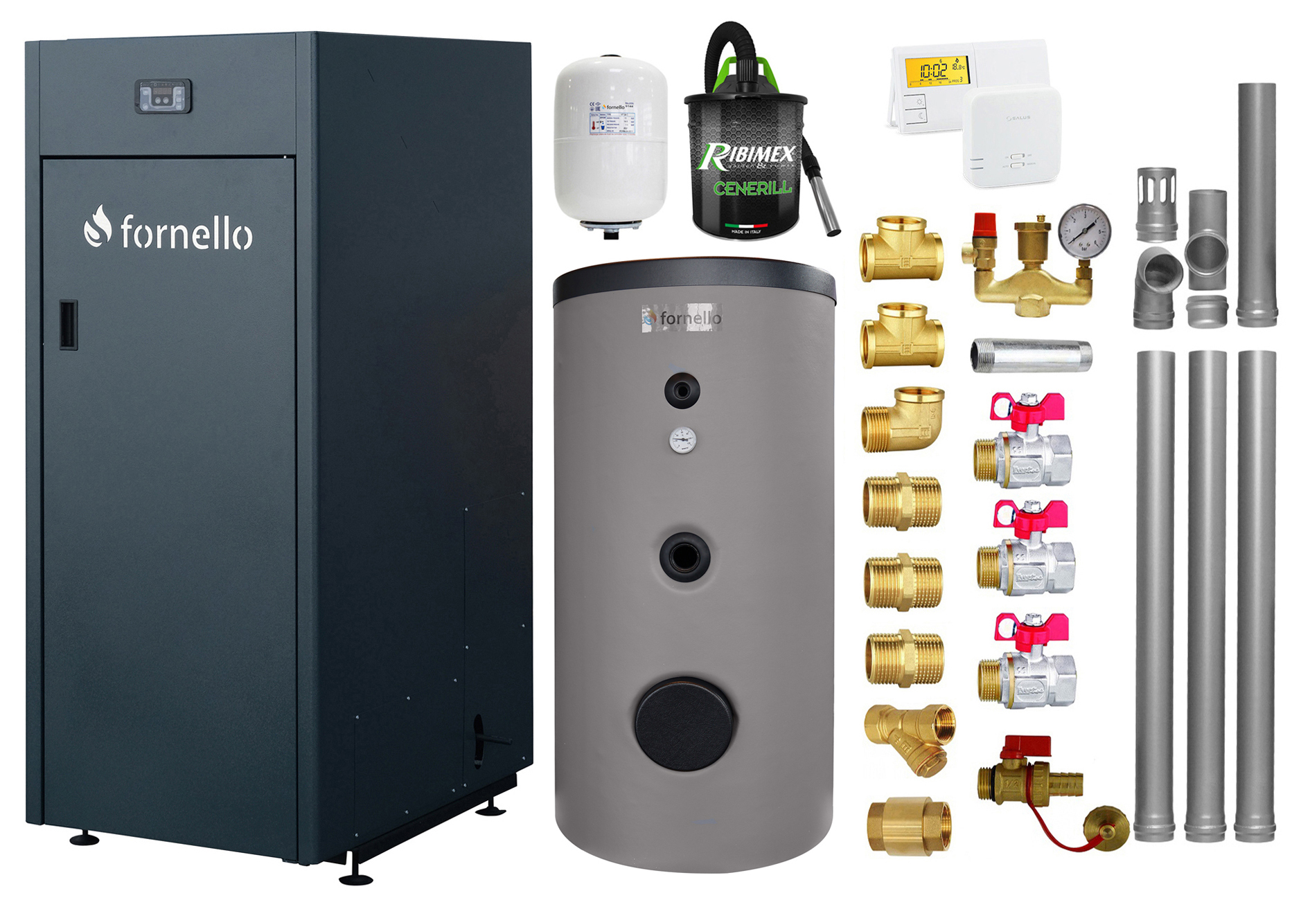 Fornello King Plus 30KW - Pachet Centrală Completă