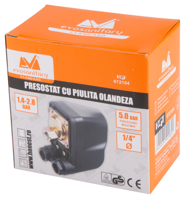 Presostat Evotools 1.4-2.8 Bar, 1/4 inch - imagine 2