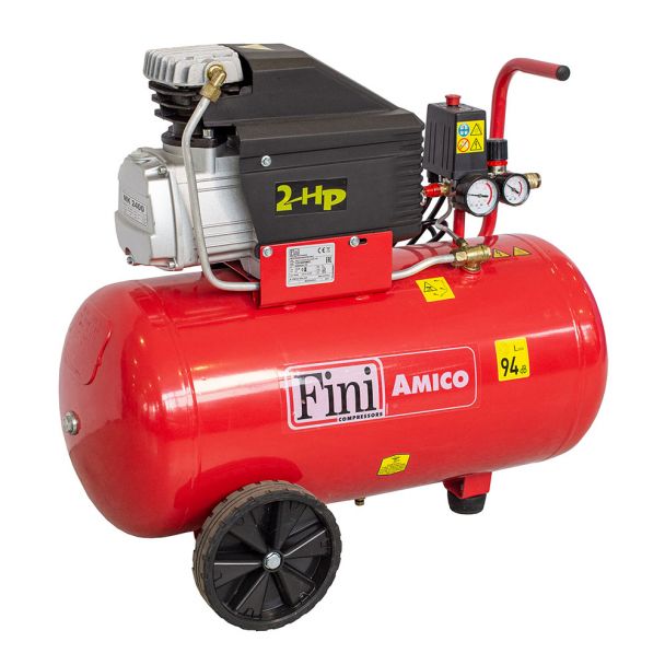 Compresor Fini AMICO50/2400, 50L, Semi-Profesional