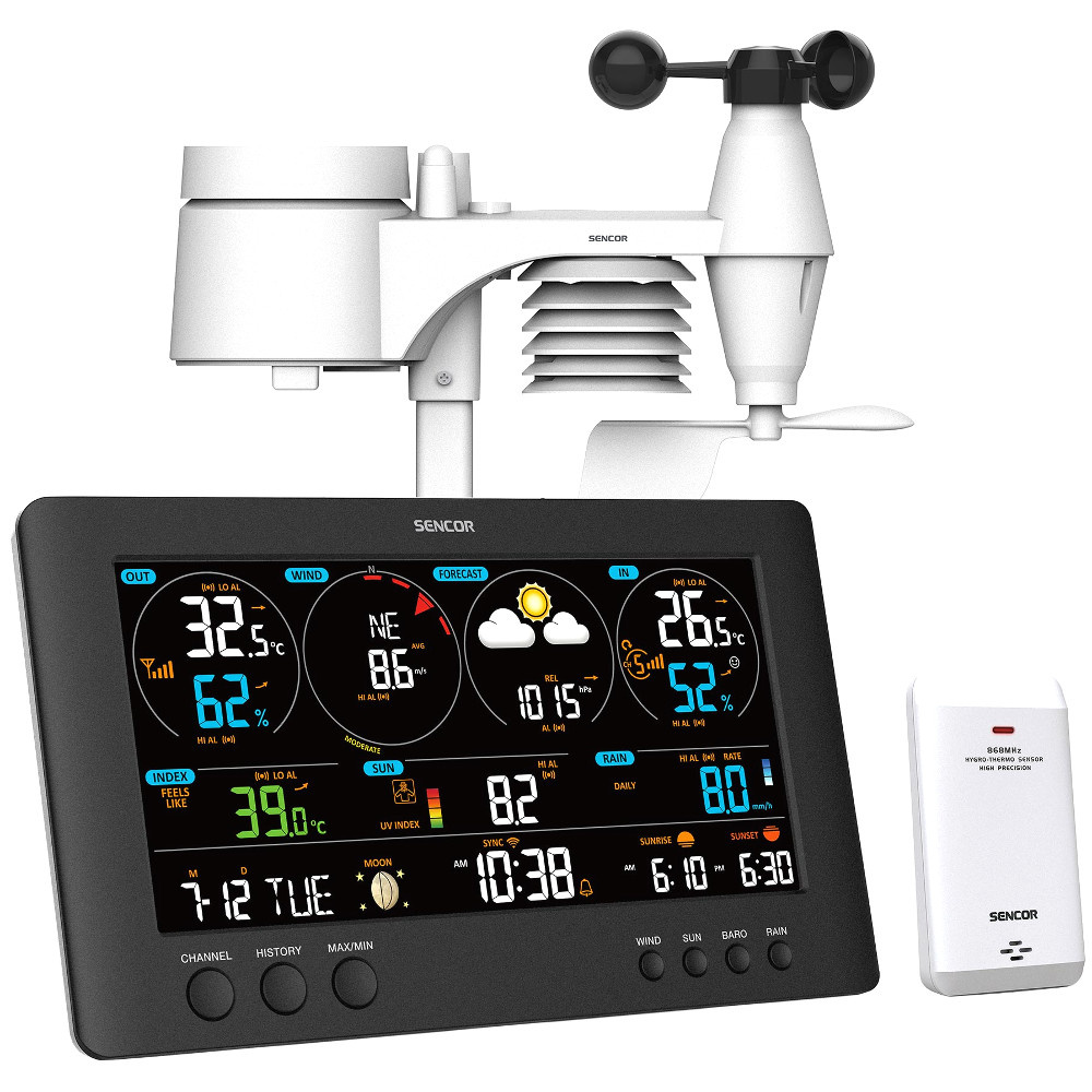 Stație Meteo WiFi Sencor SWS 12500