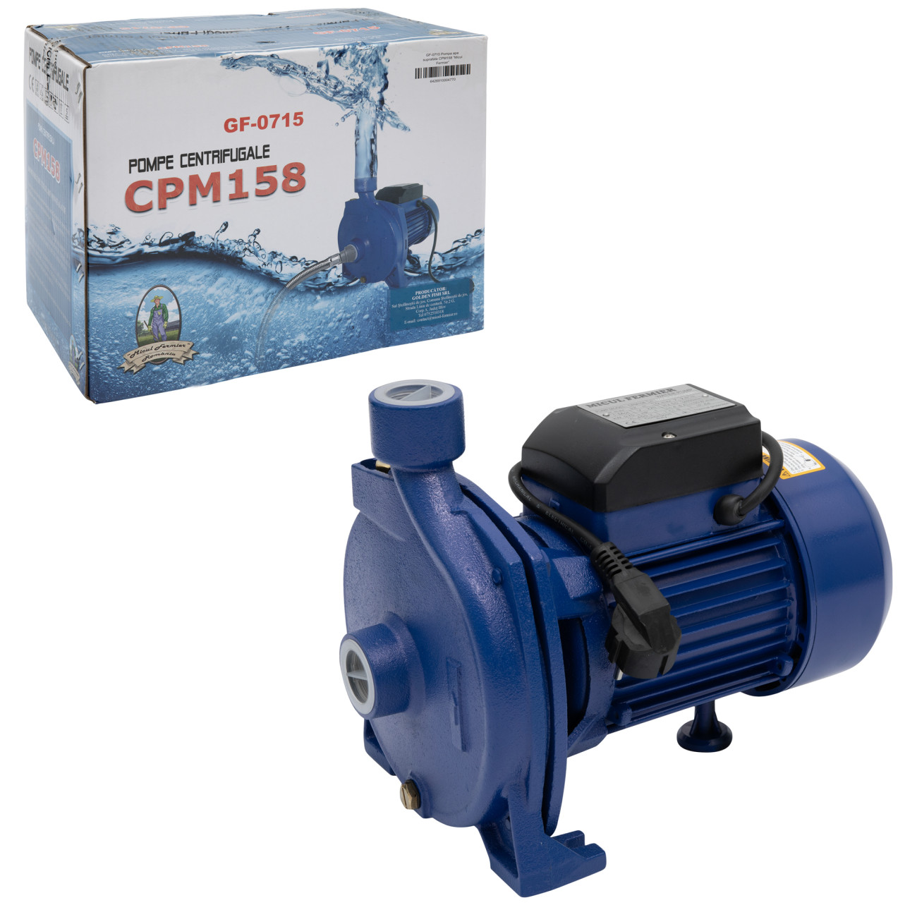 Pompa Apa Micul Fermier CPM158, 750W, 110 l/min - imagine 3