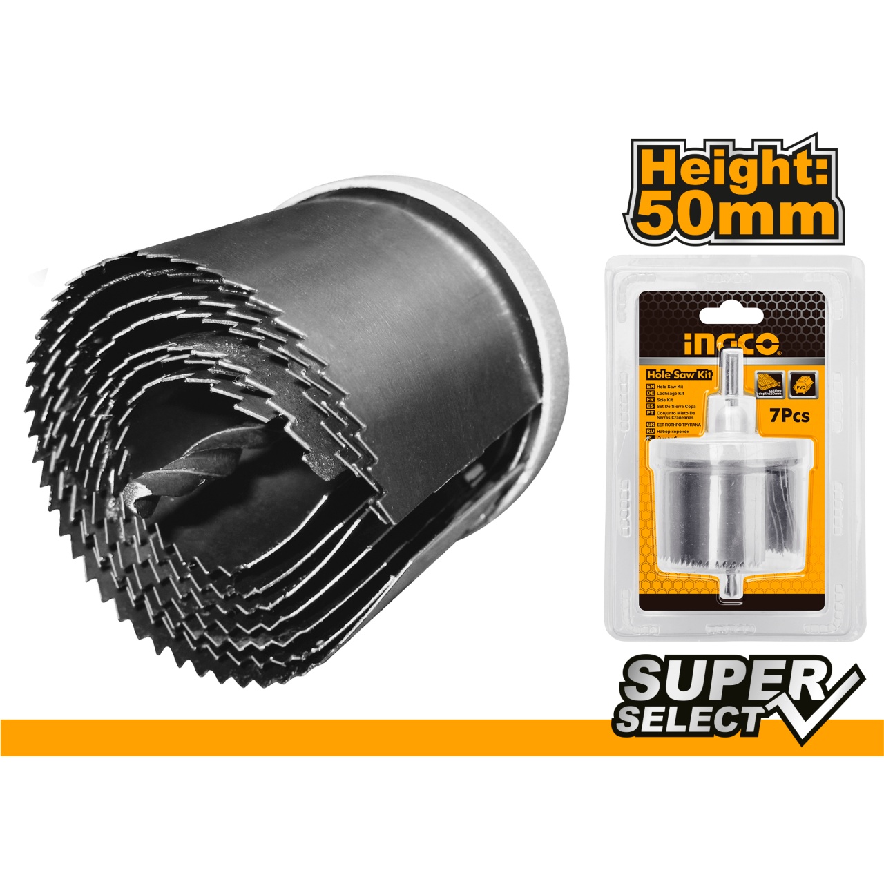 Set Freze Rigips INGCO 7 Bucăți AKHS702 - imagine 2