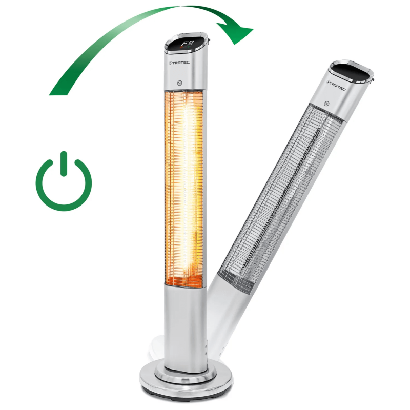 Radiator infraroșu exterior Trotec IRS 2050 E, 2000 W, IP25 - imagine 6