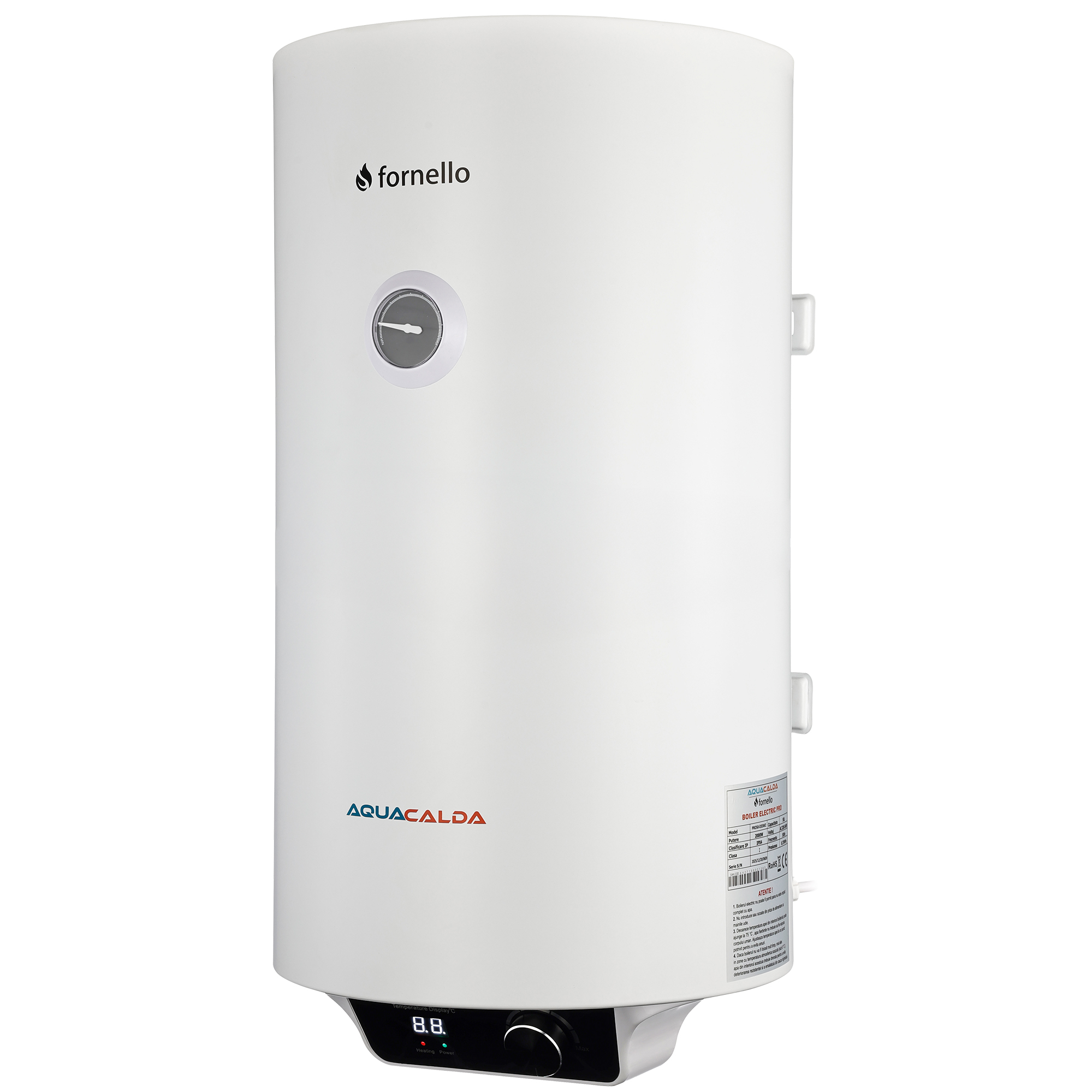 Boiler Electric Fornello AquaCalda Pro 50L, 2000W, IPX4