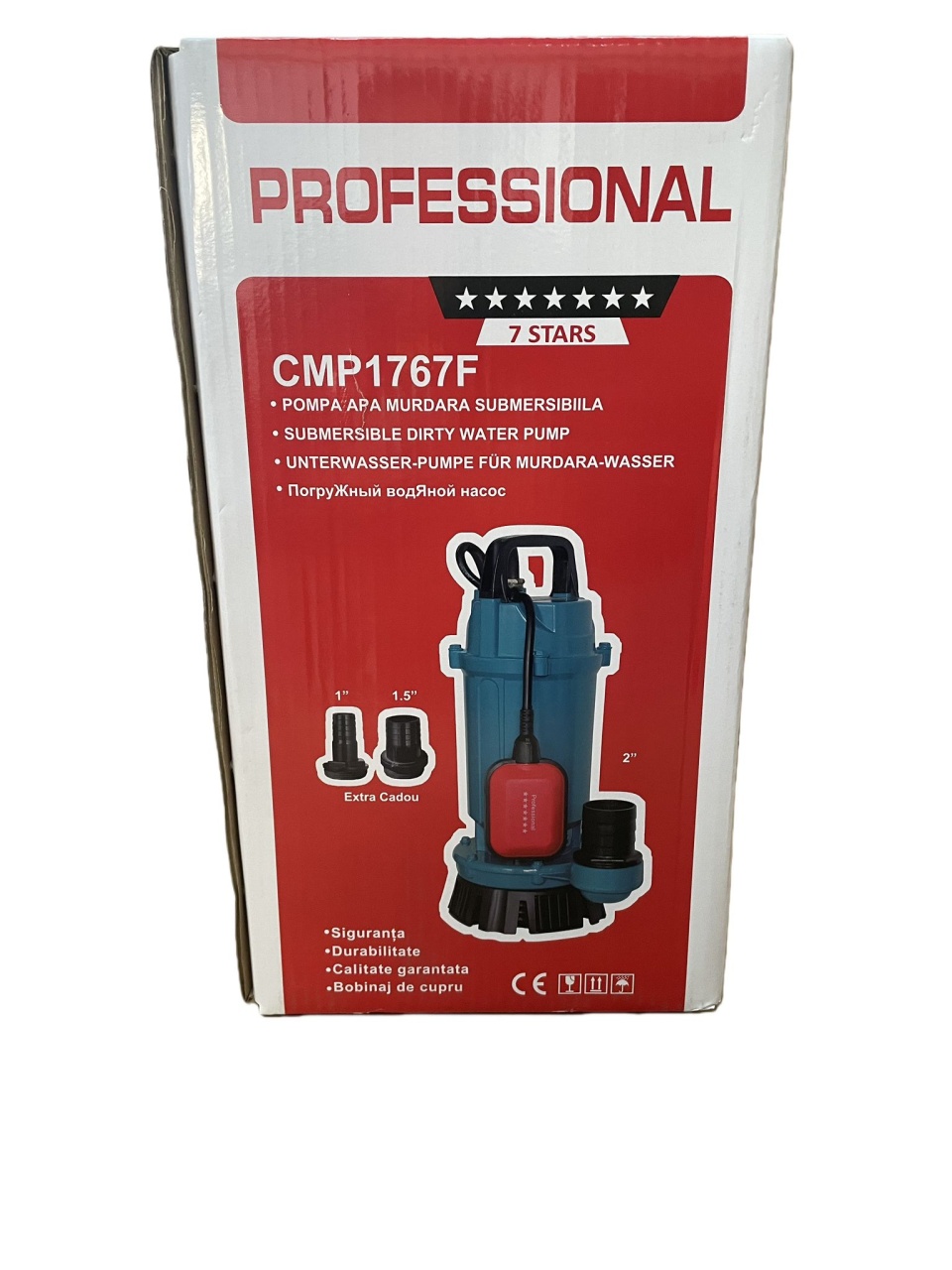 Pompa Submersibilă Campion CMP1767F 1.1kW, 10mc/h, Plutitor - imagine 4