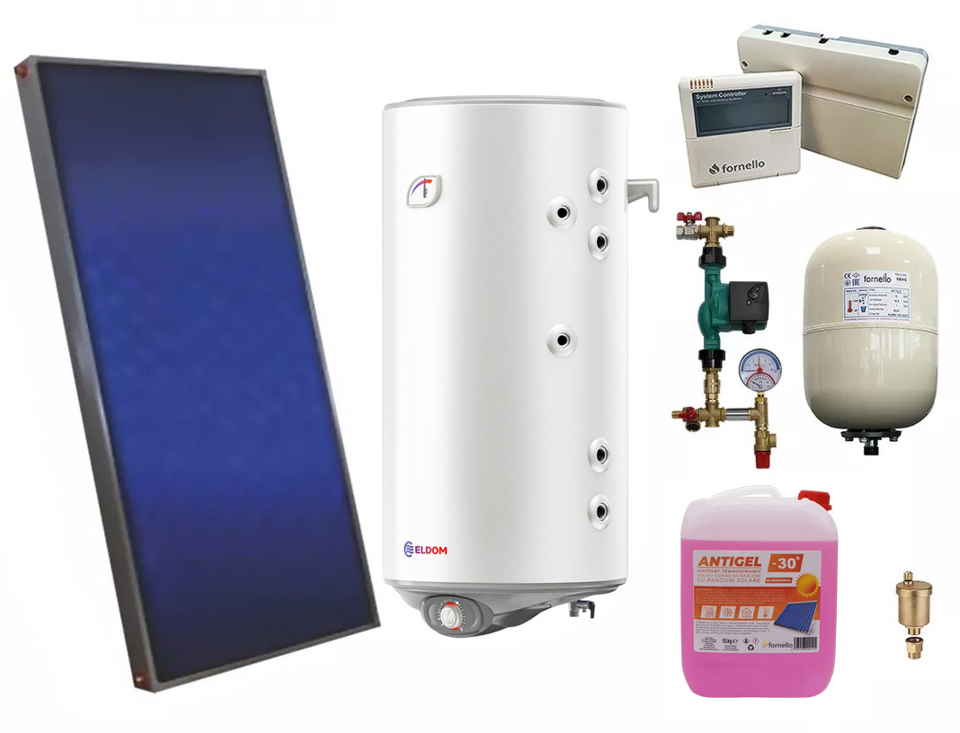 Pachet Sistem Solar Presurizat Sunsystem PK SL FP 2.0 - imagine 2