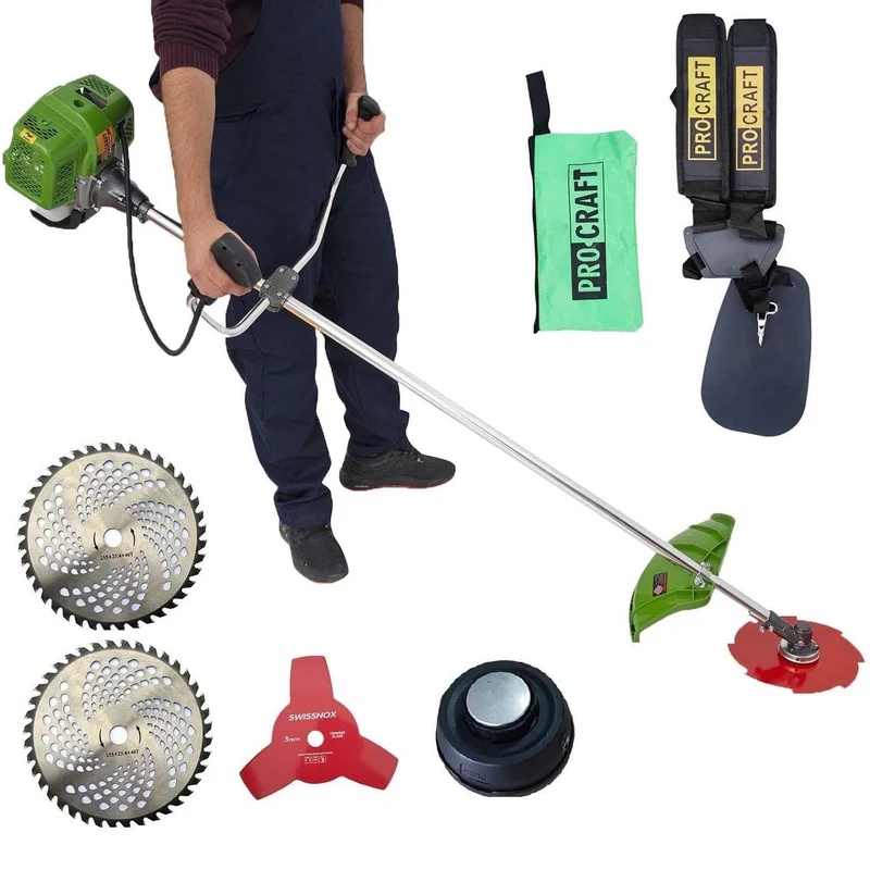 Motocoasa Benzina Procraft T4350, 52cc, 5.8CP - imagine 8