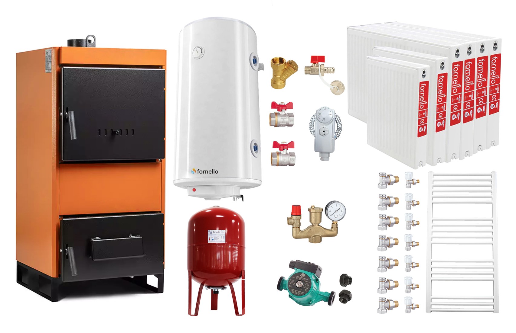 Pachet Centrala Fiama 45kW - Sistem Complet Incalzire