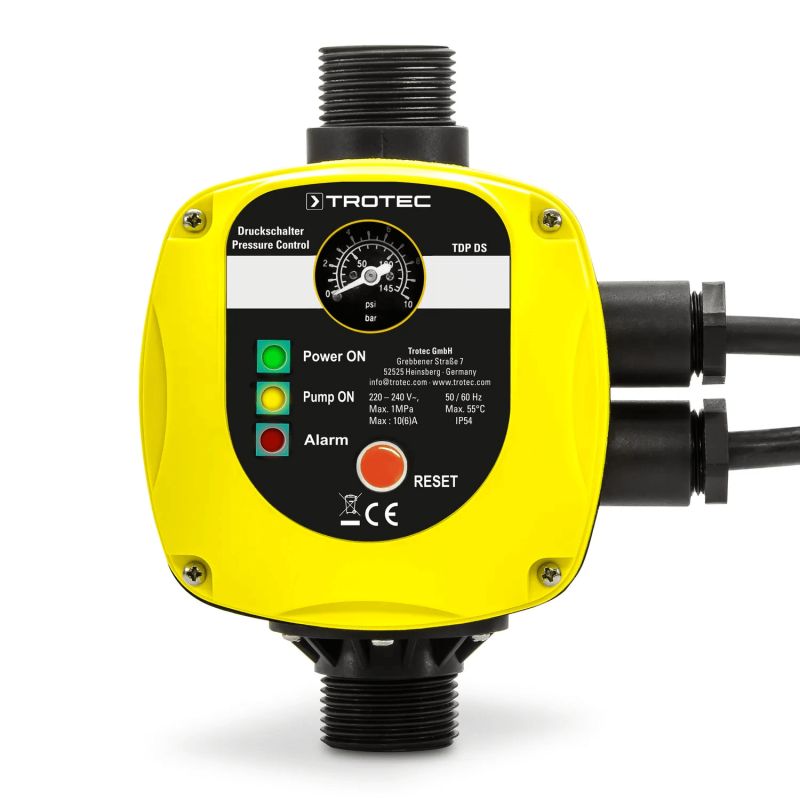 Presostat electronic Trotec TDP DS 1100 W pentru pompe apă - imagine 2