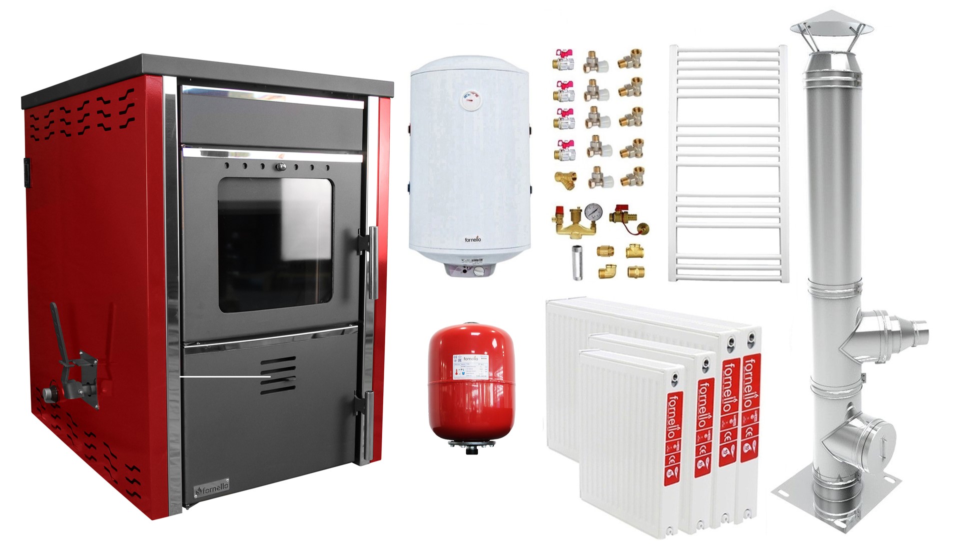Pachet Încălzire Fornello Toros 29kW - 3 Camere