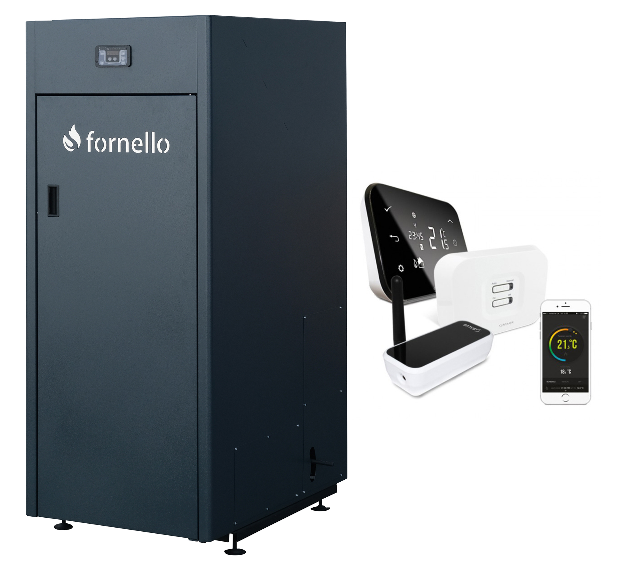 Centrala Fornello King Plus 25KW Control Remote